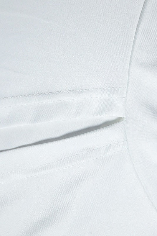 Women's Casual Slash Shoulder Top Slit Skirt Two-Piece Set 9