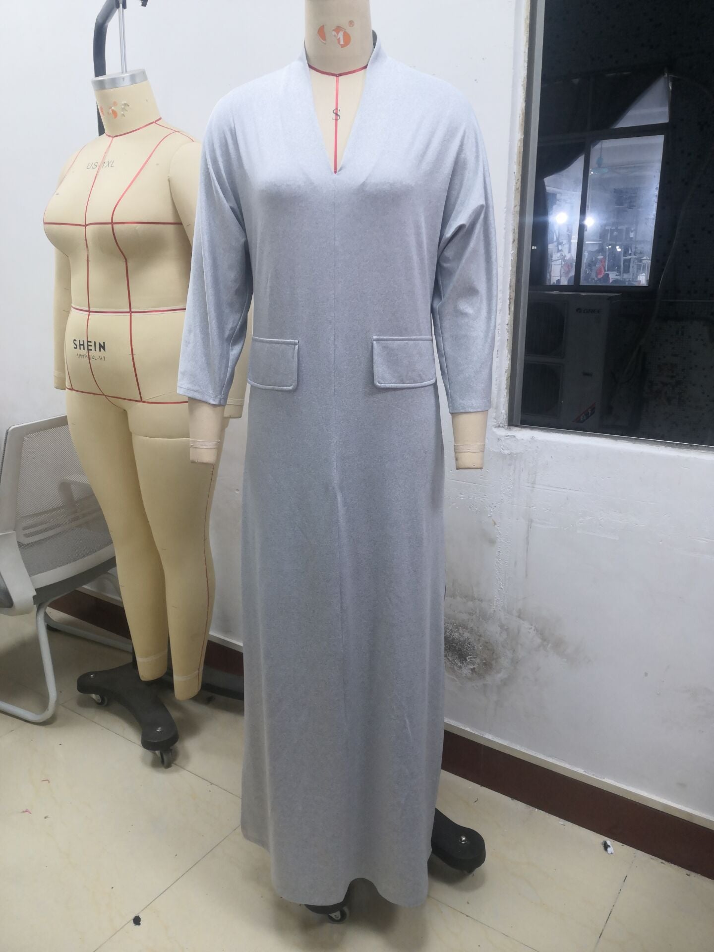 Women Casual V Neck Dress 11