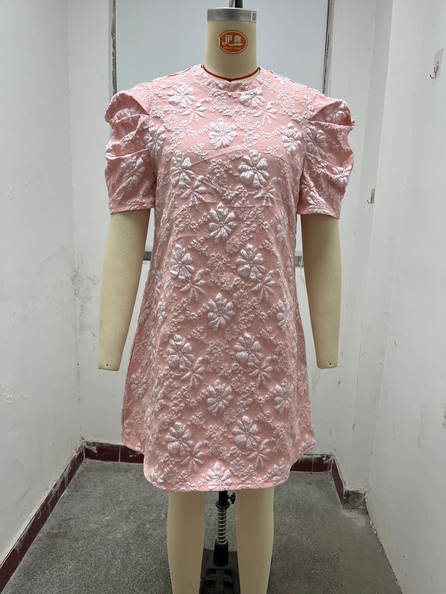 Women's Summer Slim Short Sleeve Floral Casual Dress 10