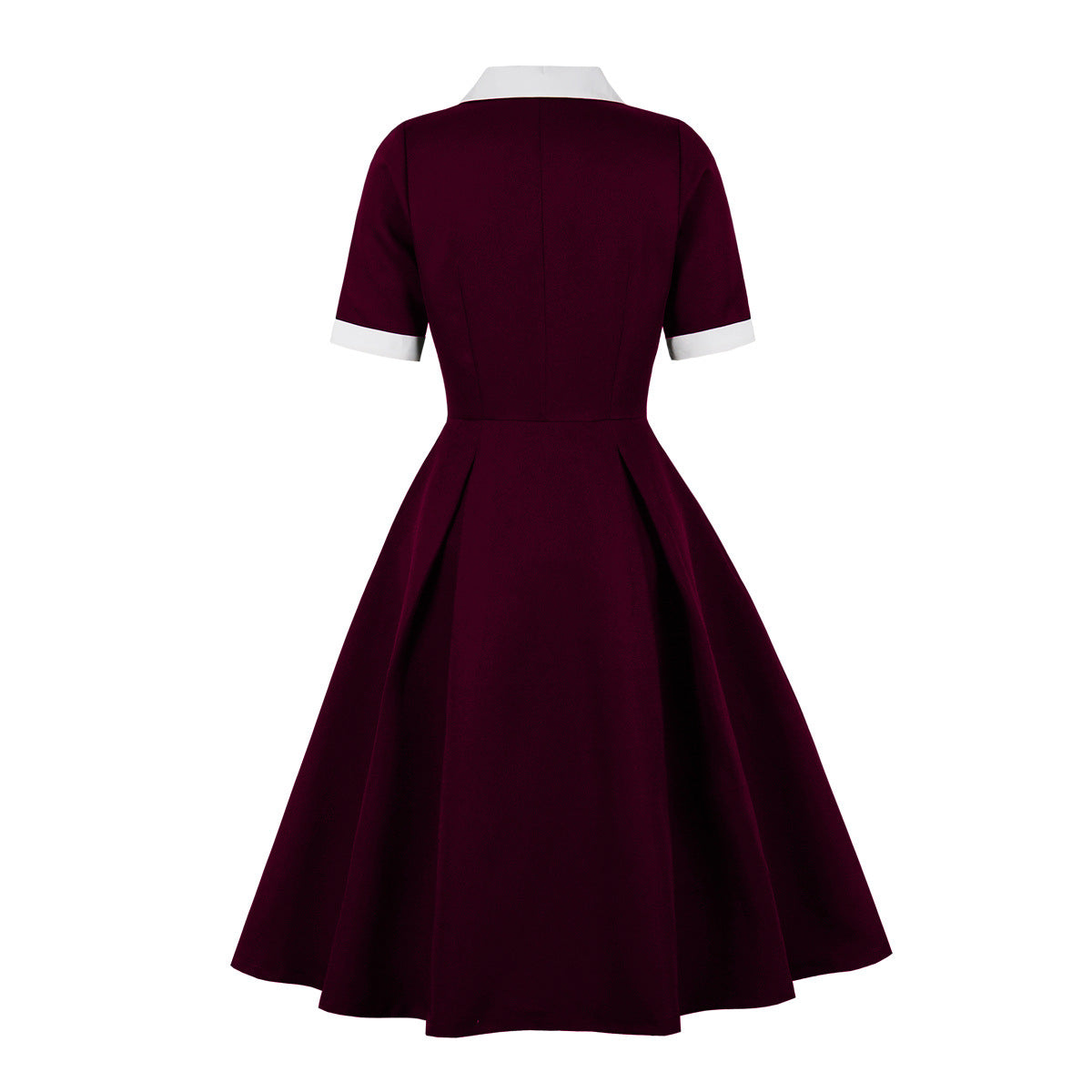 Women's Slim Fit Slim Waist High-End Color-Block Office Chic Maxi Dress for Summer 23