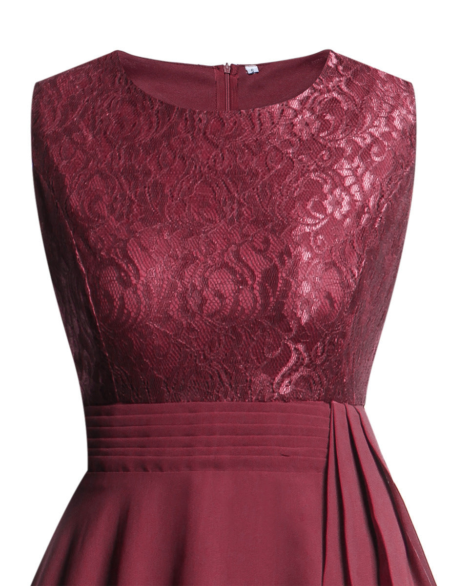 Women chiffon lace dress 28