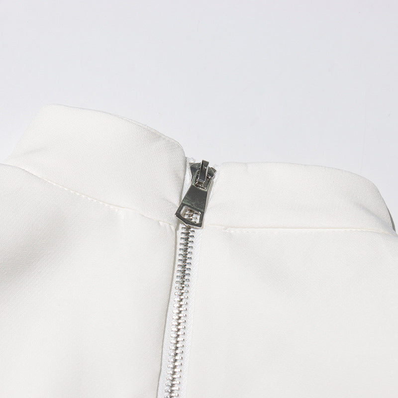 Women beaded top + skirt two-piece set 16