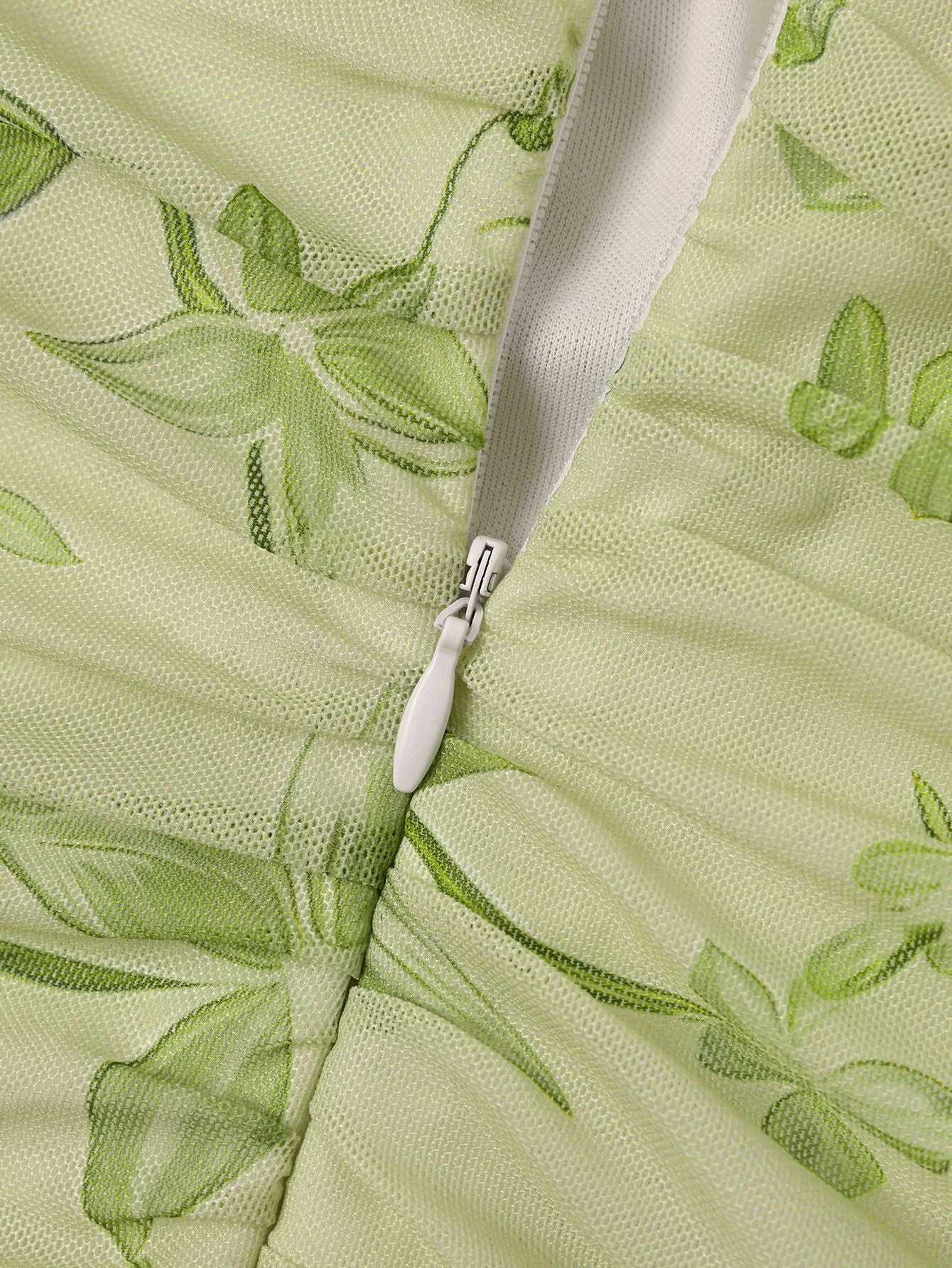 Sheer Mesh Strap Low Back Fishtail Gown 24