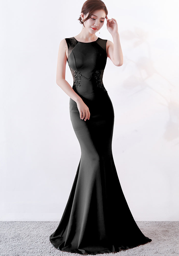 Women Formal Party Slim Elegant Sleeveless Mermaid Evening Dress