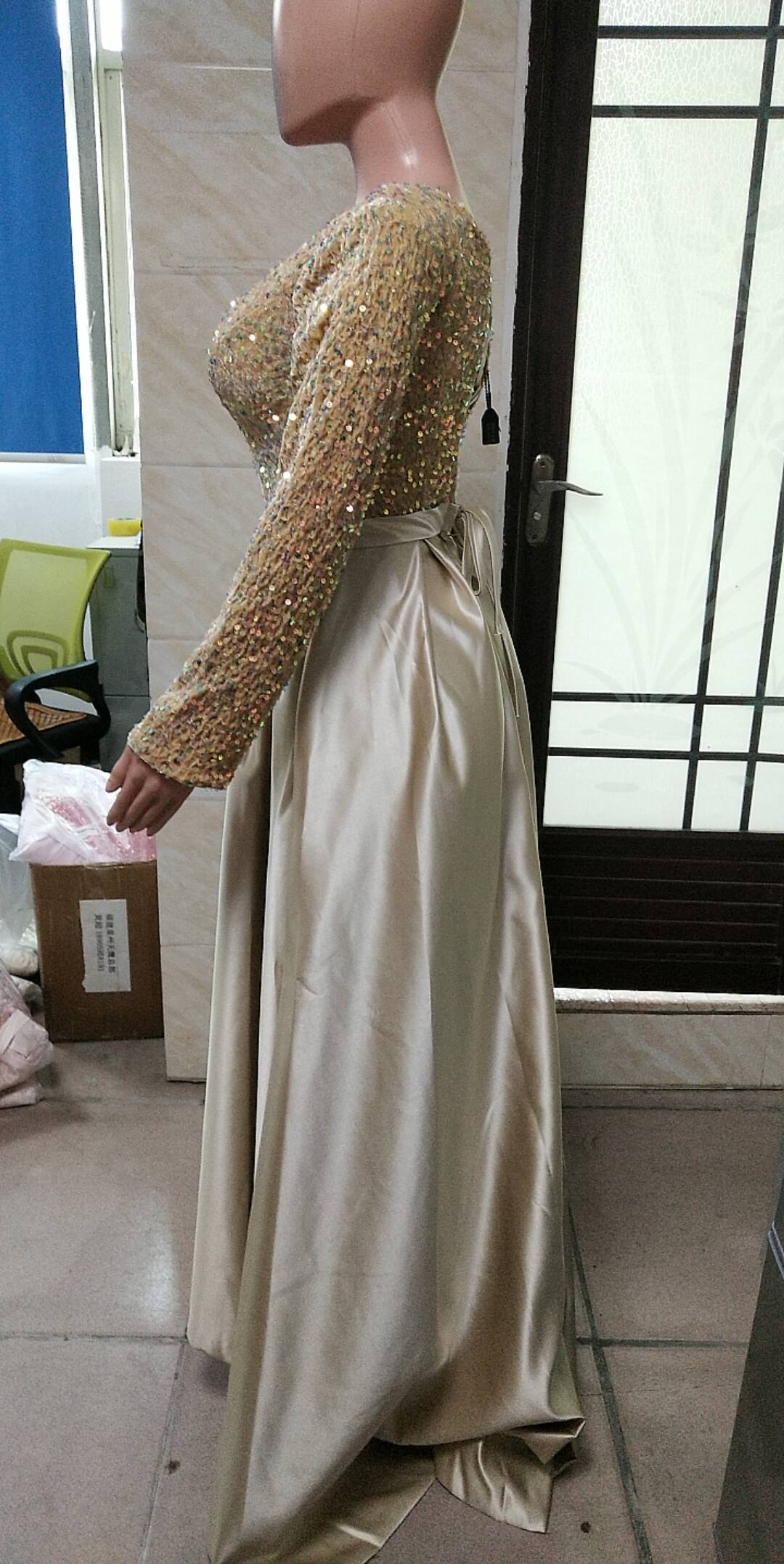 Spring Summer Party Dress Long Sequin Evening Dress（Processing time need 3-6 days） 25