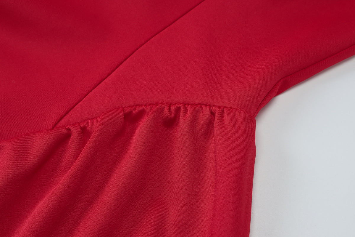 Women Winter Solid Sleeveless Sexy Backless Dresses 14