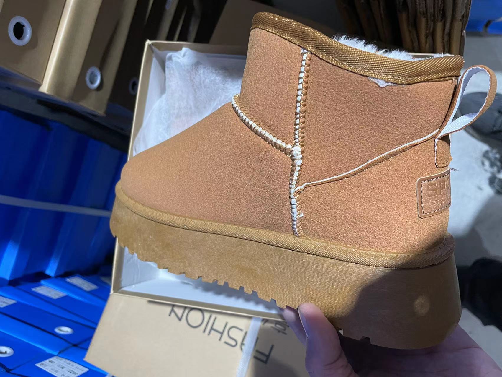 Women winter warm snow boots 12