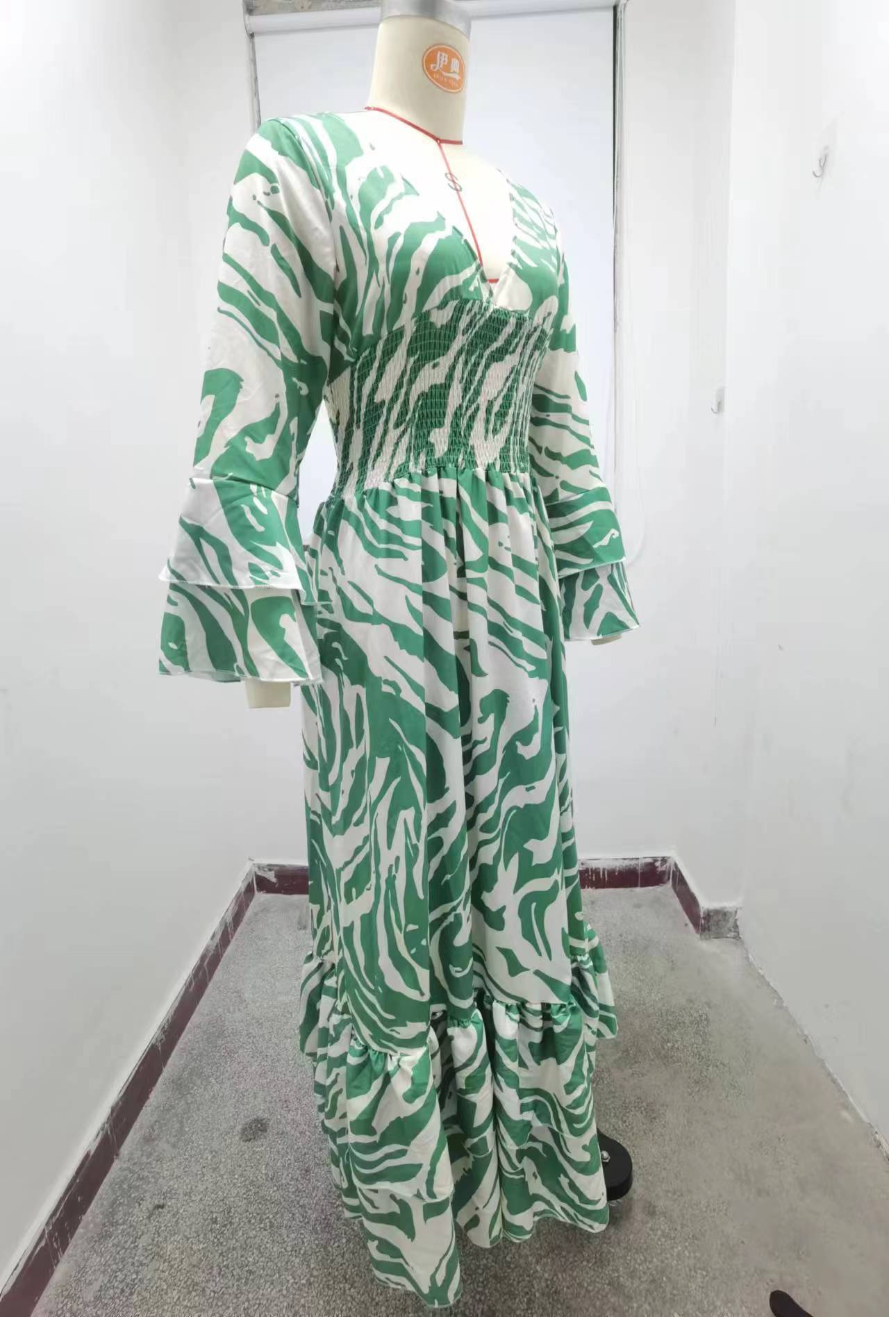 Women Printed Loose Casual Dress 13