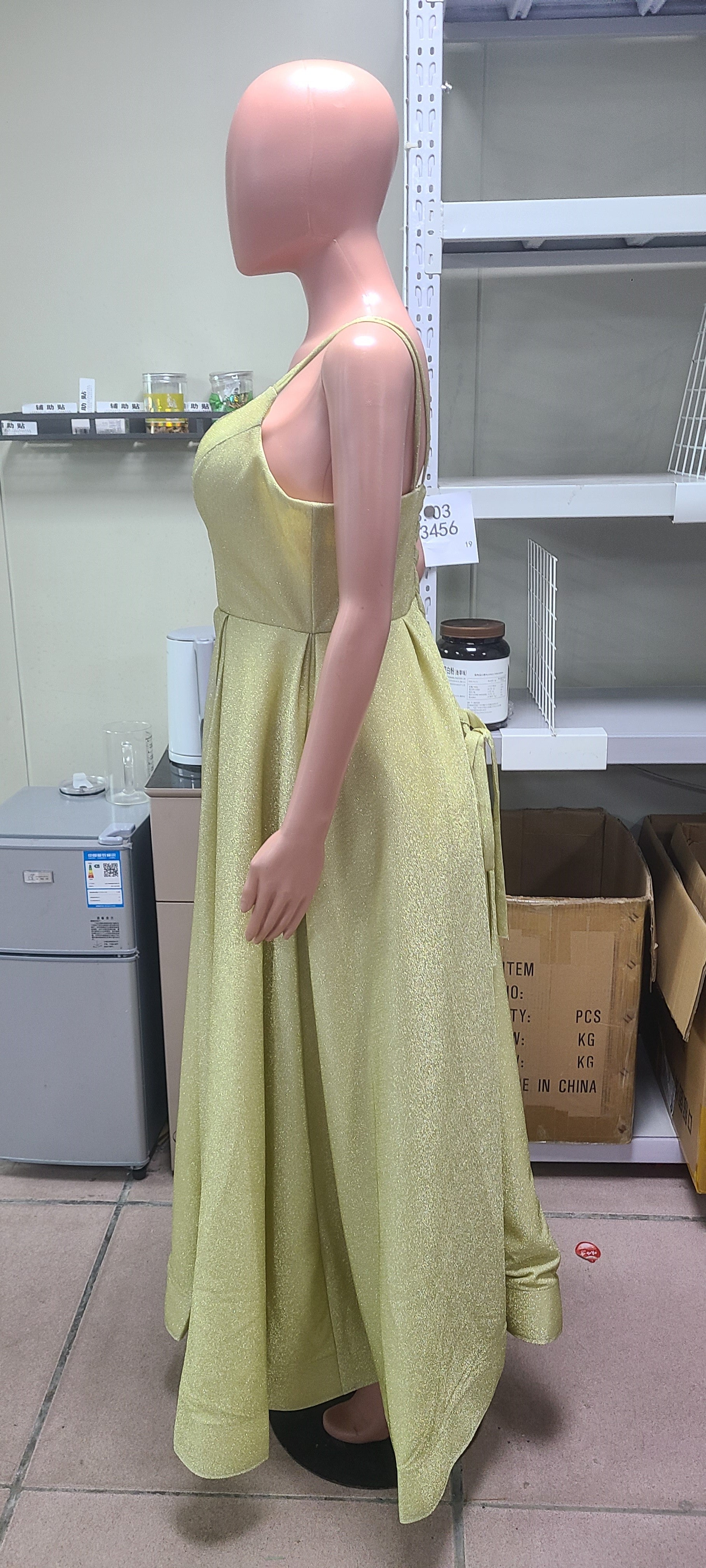 Women Formal Party V-Neck Sequined Strapless Party Bridesmaid Formal Party Evening Dress（Processing time need 3-6 days） 11