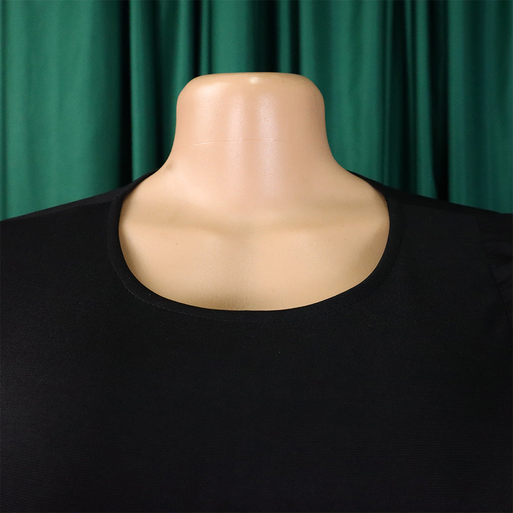 Spring Chic Slim Pencil Skirt Fashion Bodycon Africa Plus Size Dress 22