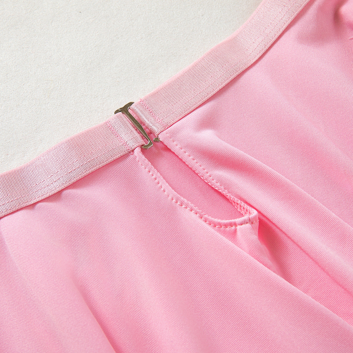 Women lace-up maid Pu-Leather cosplay uniform Sexy lingerie set 46