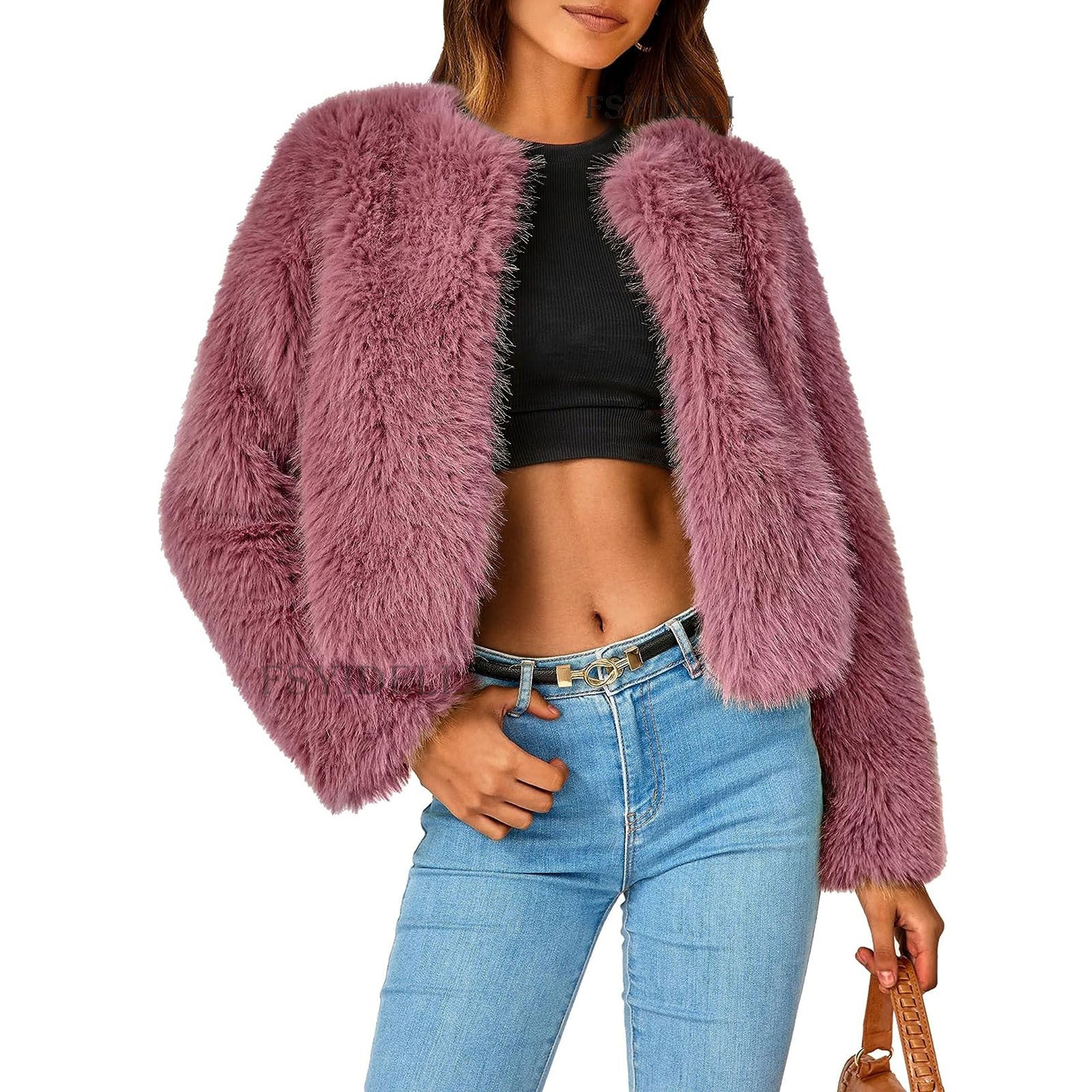 Women Winter Fur Plush Jackets 8
