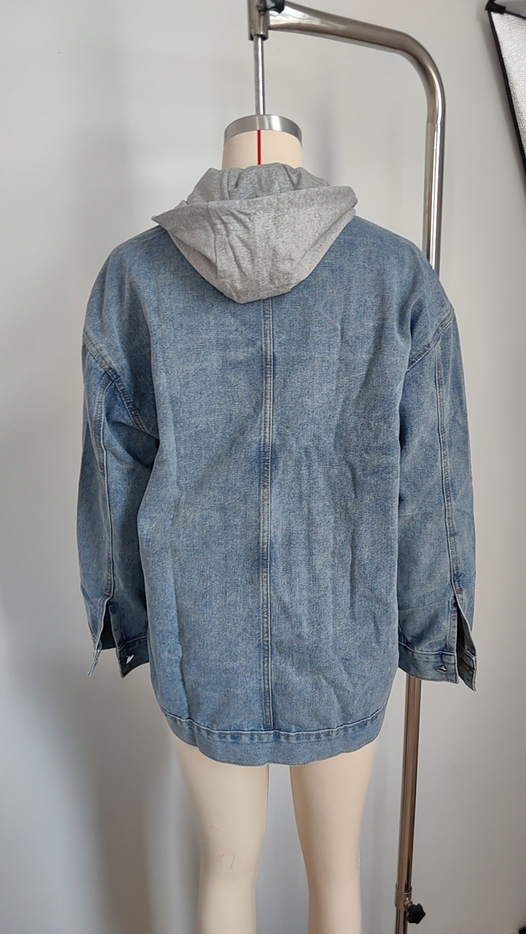 Women Retro Classic Loose Denim Casual Jacket 42