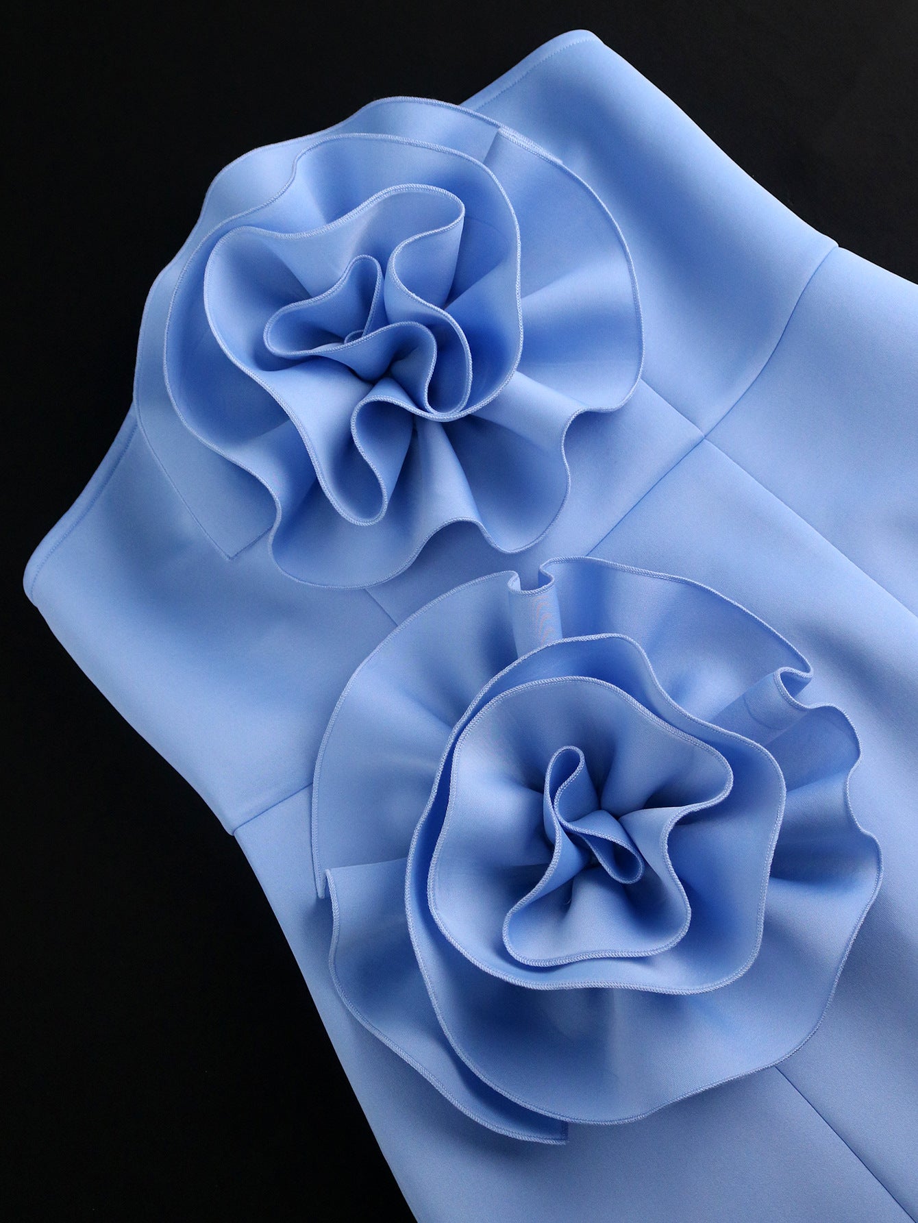 Women Formal Party Sleeveless Sexy Floral Strapless Maxi Dress 9