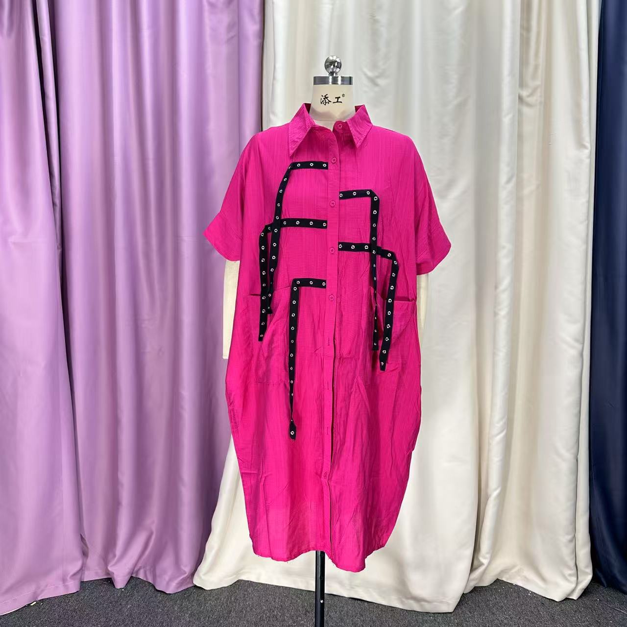 Africa Summer Short Sleeve Plus Size Loose Casual Top 11