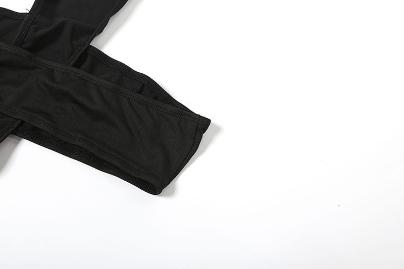 Women Fall Sexy Halter Neck Solid Jumpsuit 13