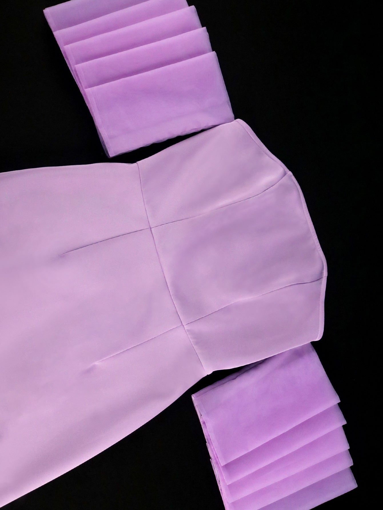 Sexy Off Shoulder Purple Dress Ruffle Party Evening Gown 9