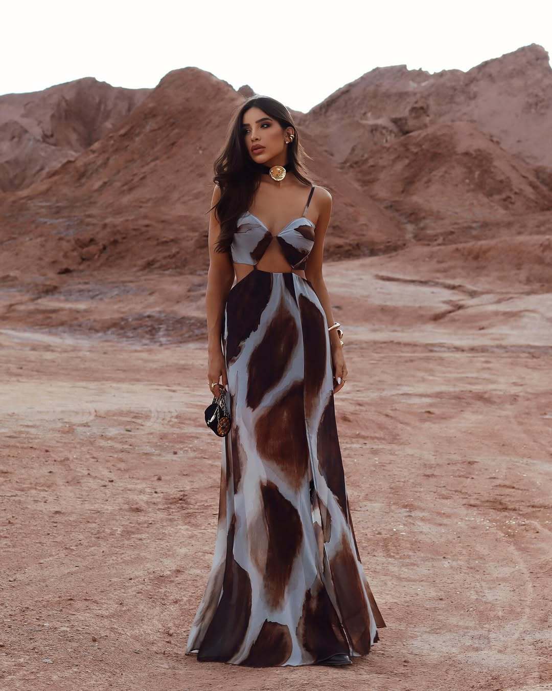 Women's Spring & Summer Fashion Tie-Dye Sexy Frontless Strap Sleeveless Maxi Dress For Holidays 7