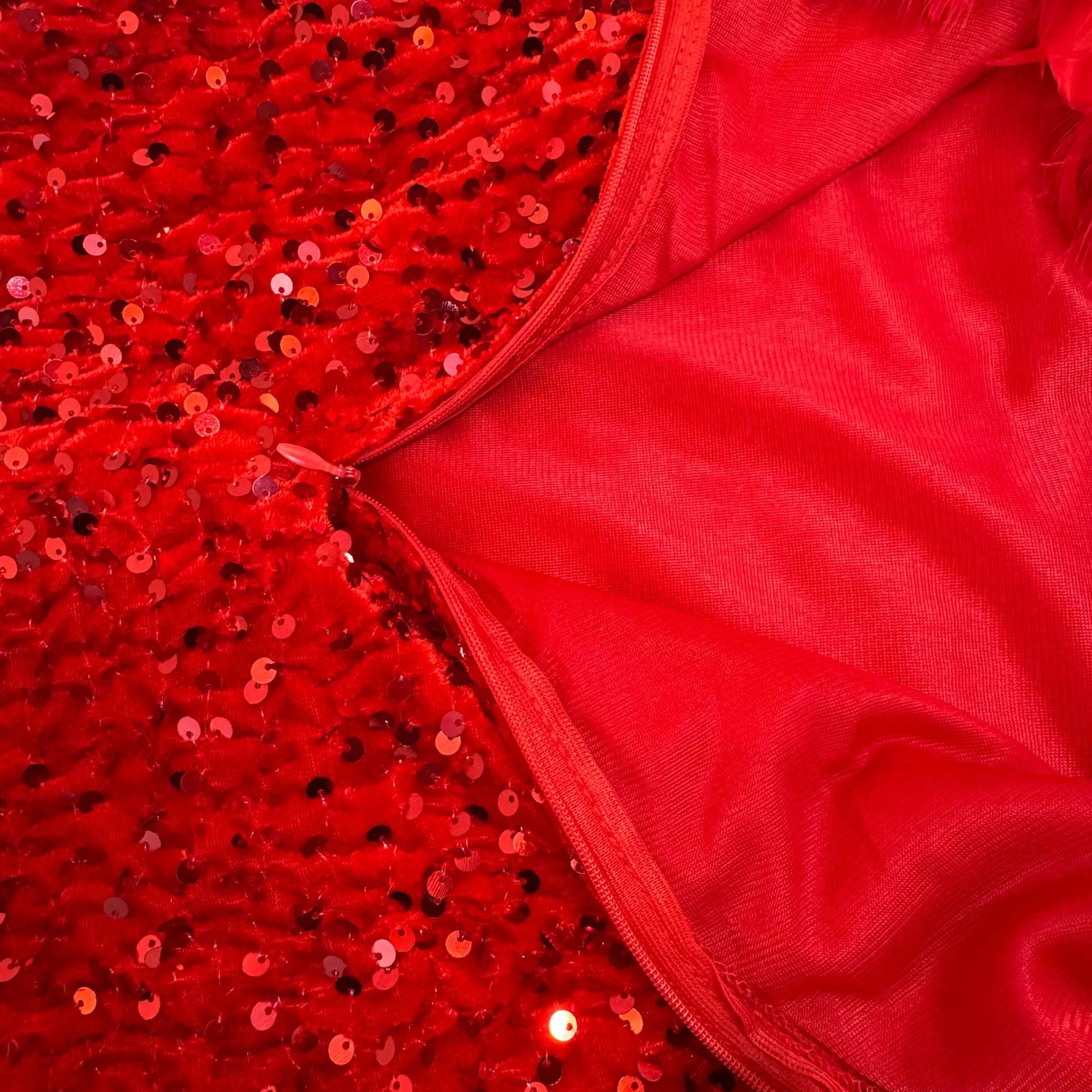 Sexy Sequin Feather Off Shoulder Bodycon Dress 13