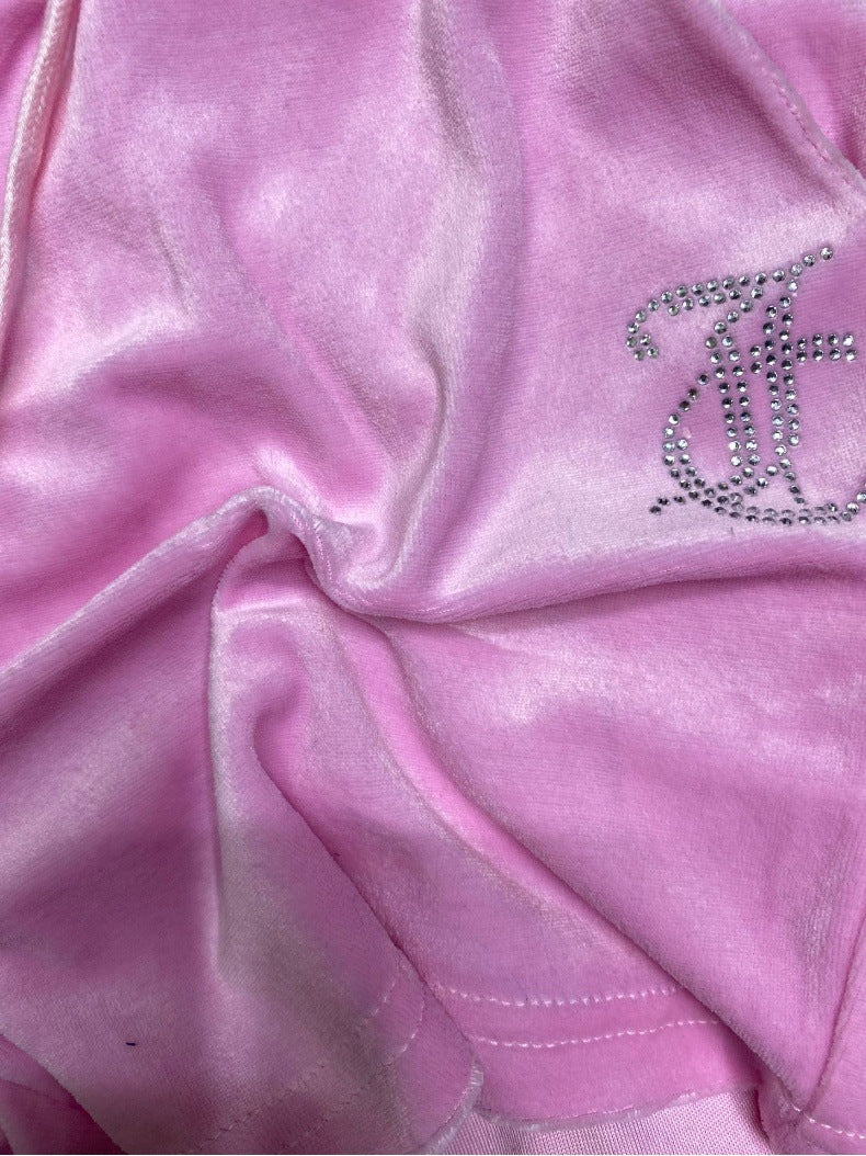 Women Hot diamond suspender Top and shorts Two Piece Set 7