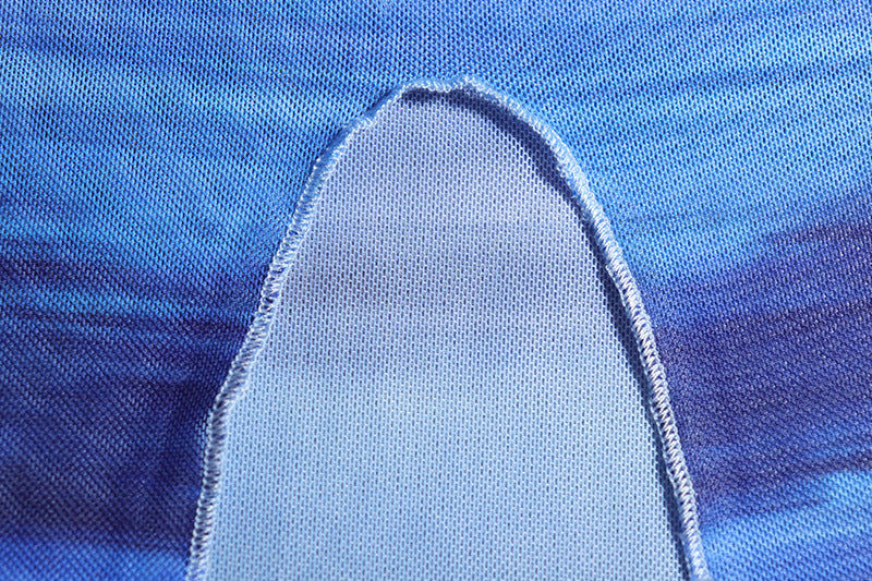 Women sexy lace-up vest And split printed skirt two-piece set 16