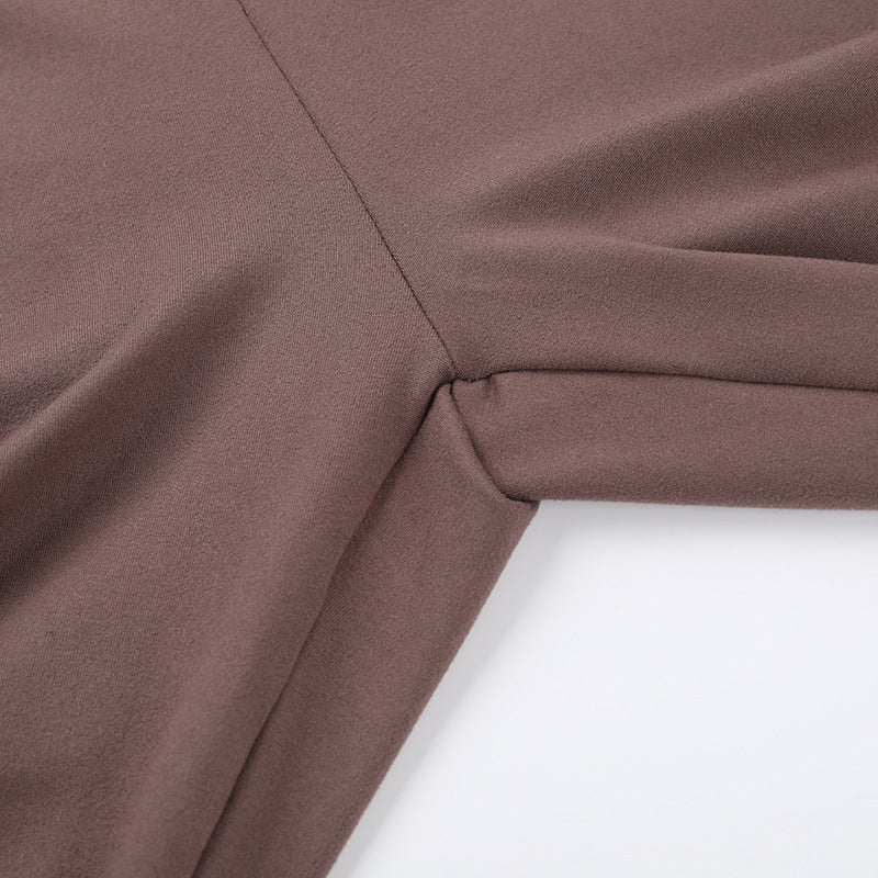 Women Spring Slash Shoulder Lace-Up Crop Top and Two Piece Set 23