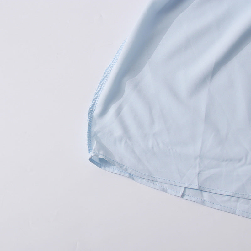 Women ruffled Halter Neck sleeveless suspender top 12