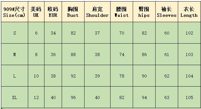 Women Autumn and Winter Long Sleeve Double Breasted Blazer Dress 14