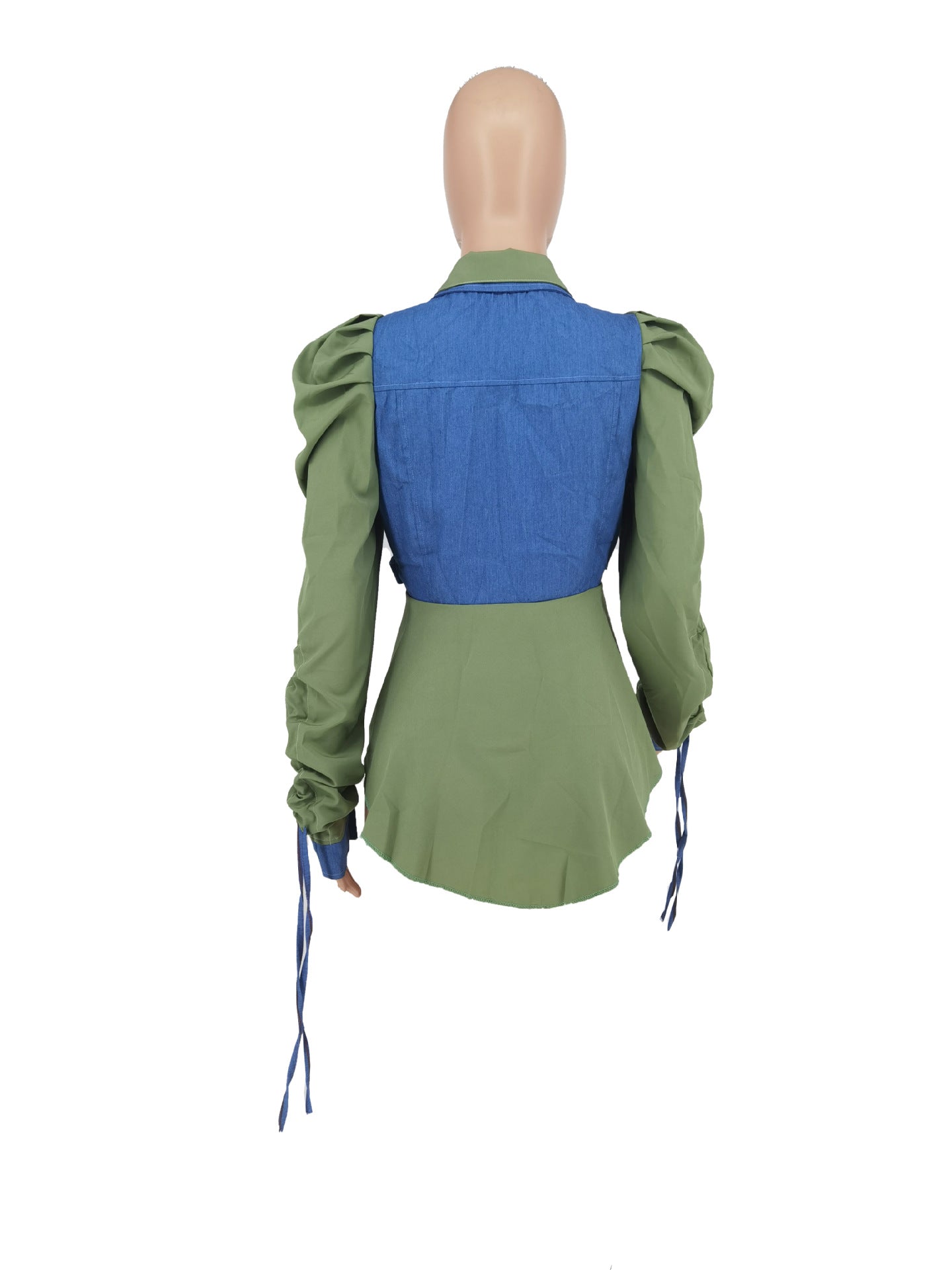 Women's Patchwork Denim Top Jacket 7