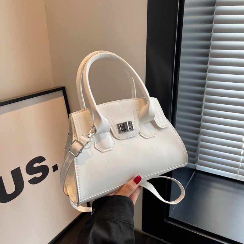 Bag Handbag Solid Color Simple Shoulder Messenger Bag Ladies Bag 9