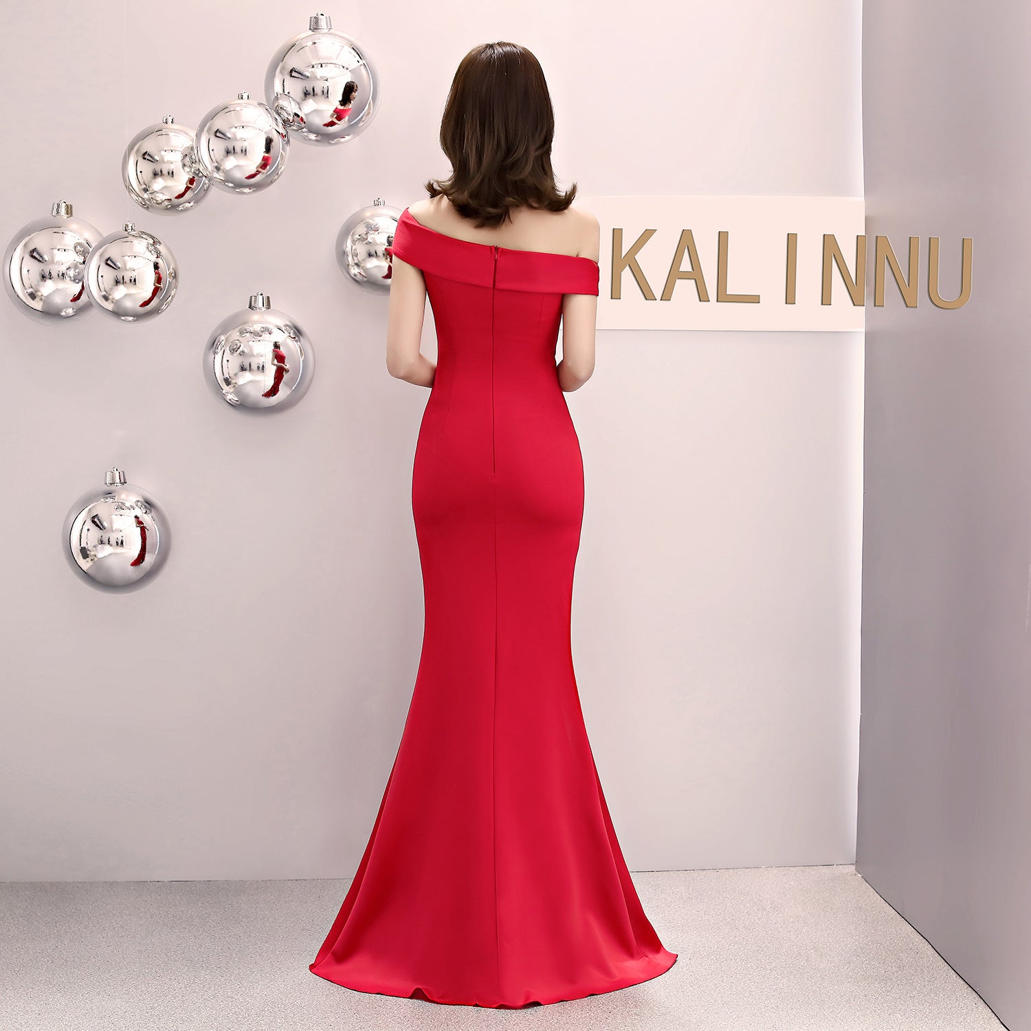 Off Shoulder Formal Party Evening Dress Women Fashion Party Long Elegant Slim Fit Sexy Fishtail Dress 10