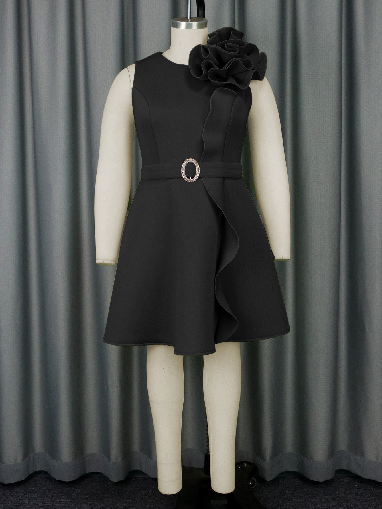 Women Flower Party Formal Party Sleeveless Dress 9