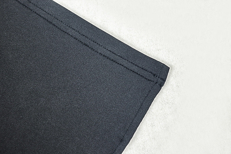 Women Slash Solid Turtleneck Mesh See-Through Long Sleeve Bodycon Dress 18