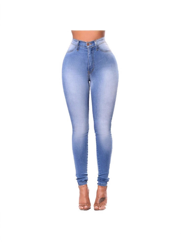 Women's Slim Fit Stretch Denim Pencil Pants 4