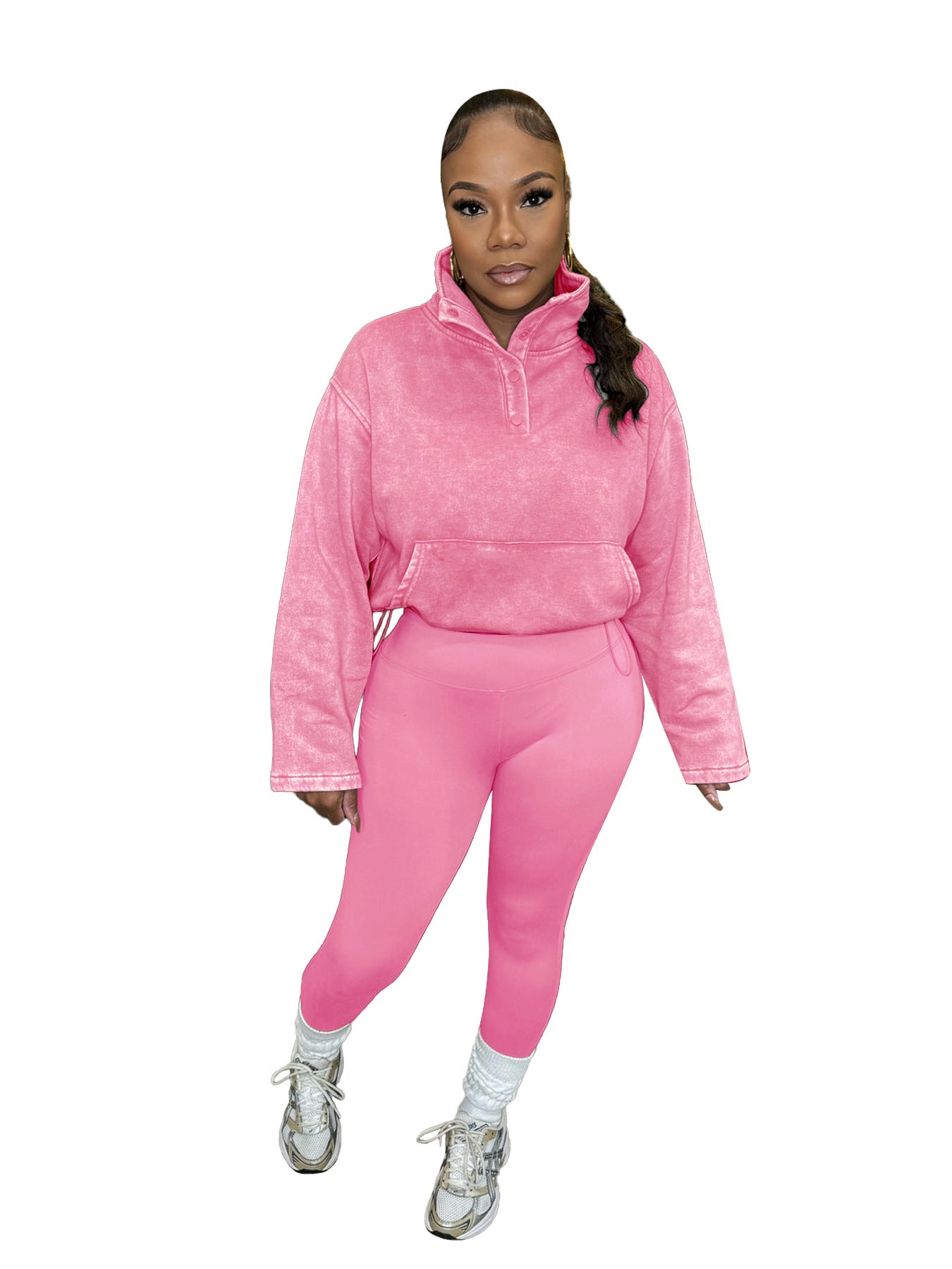 Women Sports Casual Top+Pants Two-piece Set 7