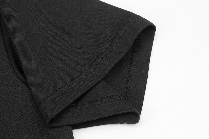 Men's Short Sleeve Solid Color Cotton T-Shirt 8