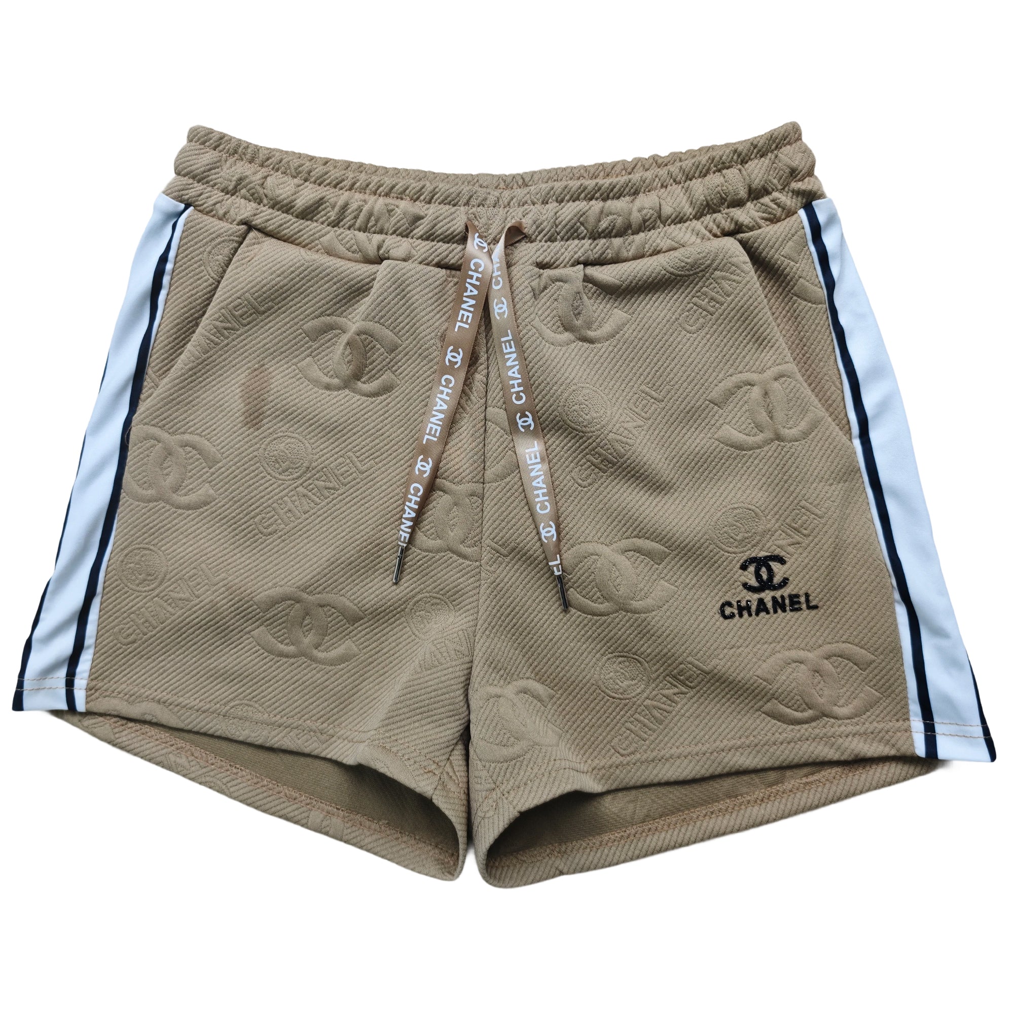 Women Jacquard Short Sleeve Top and Shorts Sports Two Piece Set 24