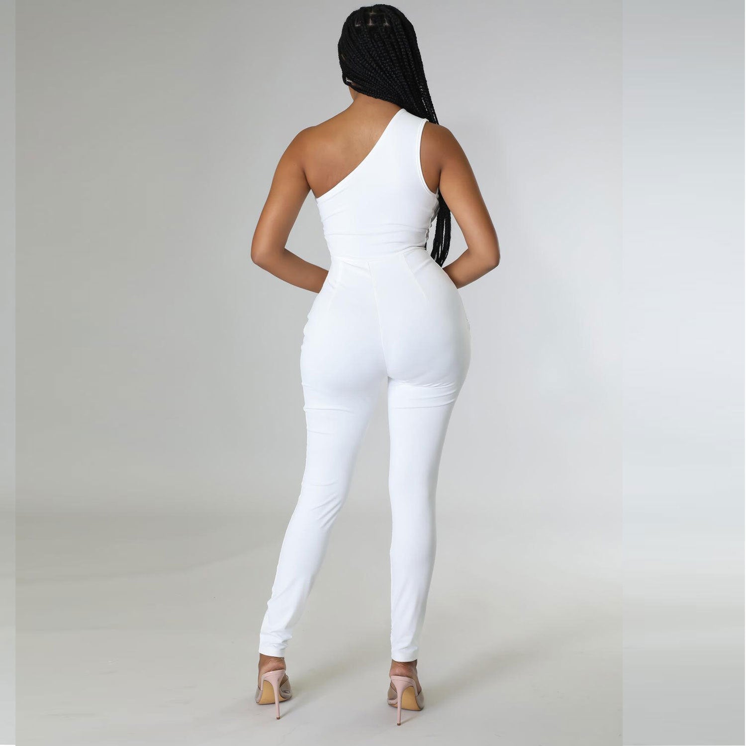 Womens Sexy Beaded cut out Sleeveless Jumpsuit 7