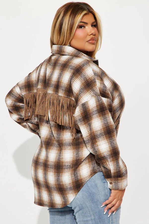 Women Fall and Winter Plaid Patchwork Shirt 5