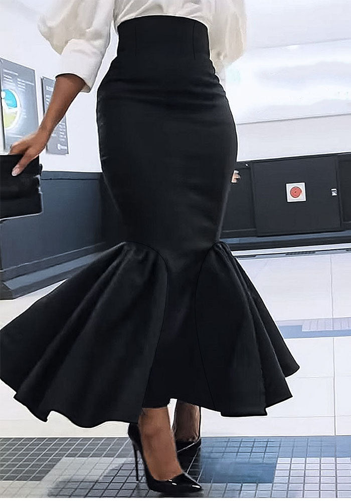 Women's Elegant Bodycon Long Fishtail Skirt
