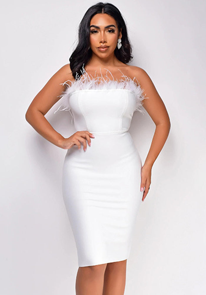 Women Solid Backless Sleeveless Bodycon Dress