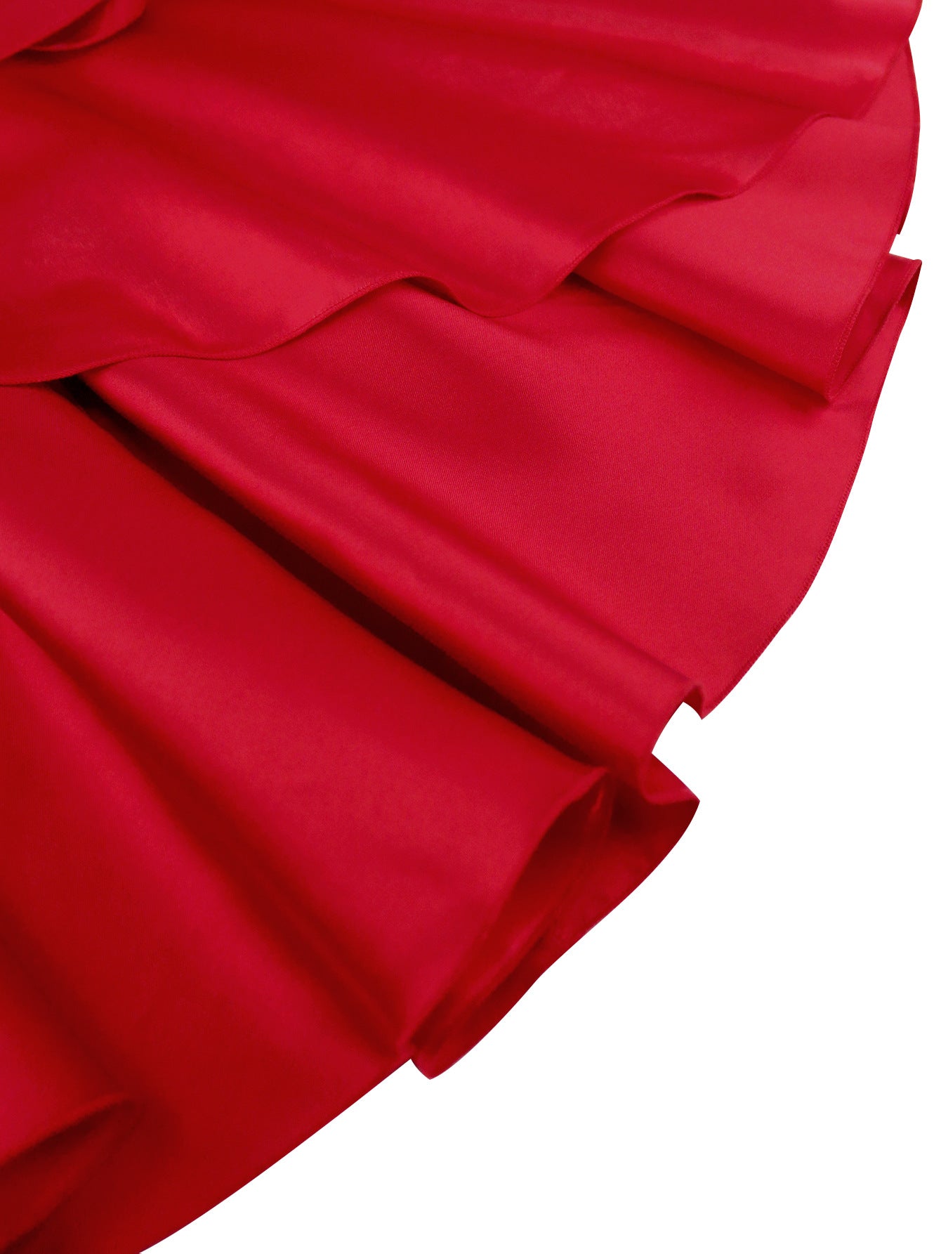 Square Neck Puff Sleeve Fishtail High Waist Formal Party Dress 8