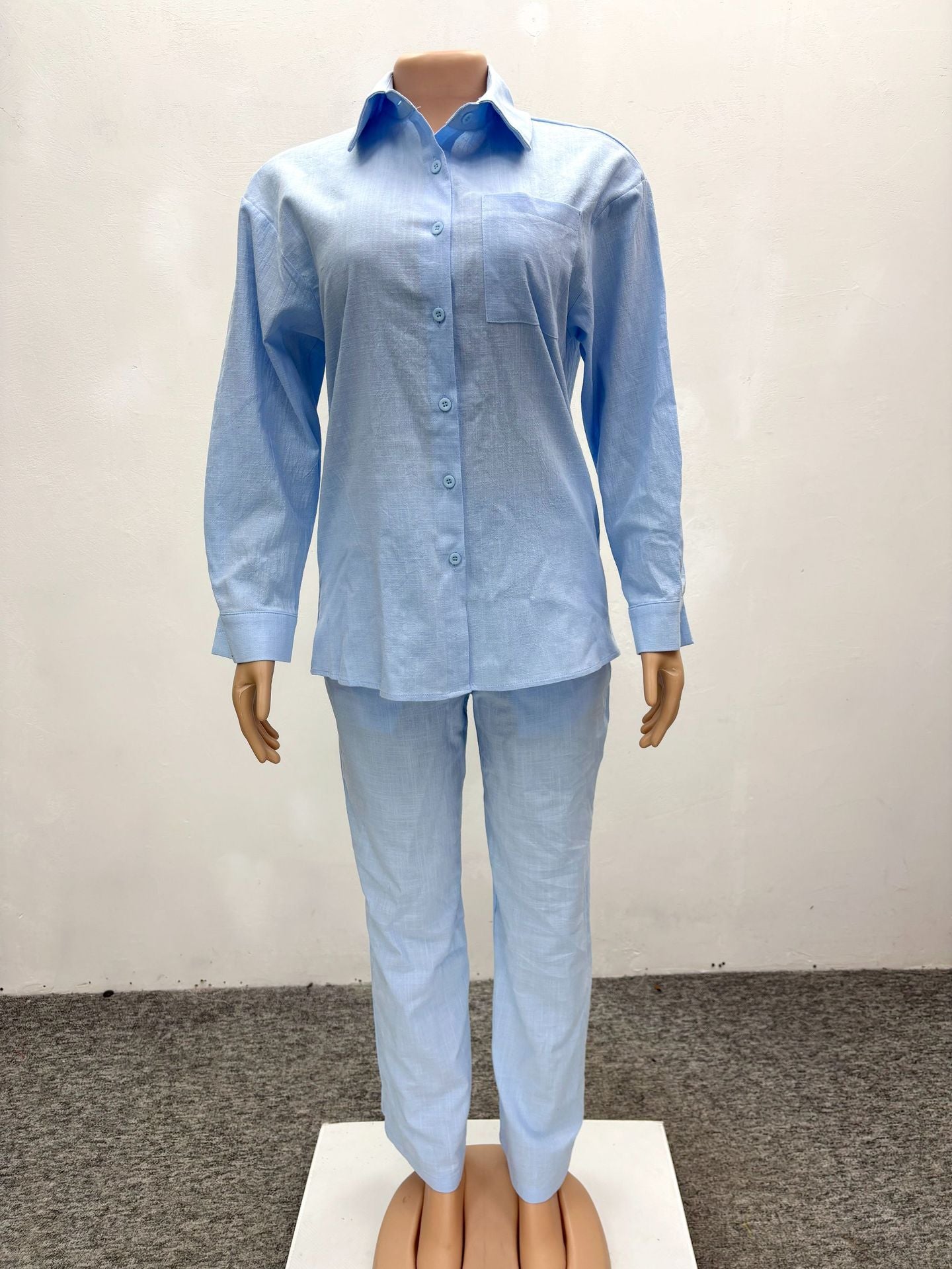 Women African shirt long pants two-piece set 11