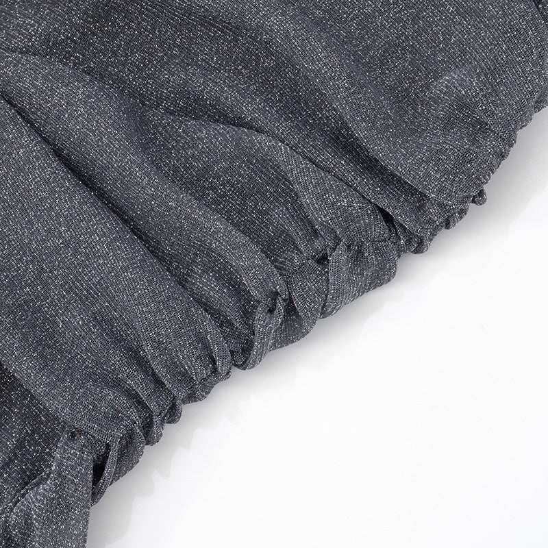 Women sexy Strapless Backless See-Through dress 12