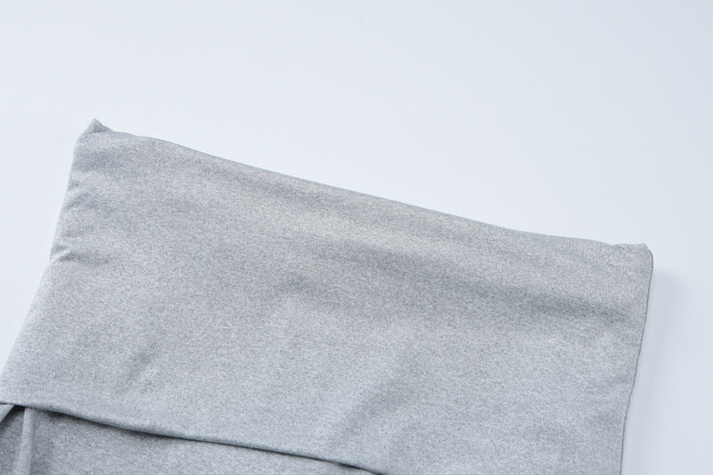 Women's Summer Fashion Halter Neck Low Back Small Vest Slim Pants Two Piece Set 15