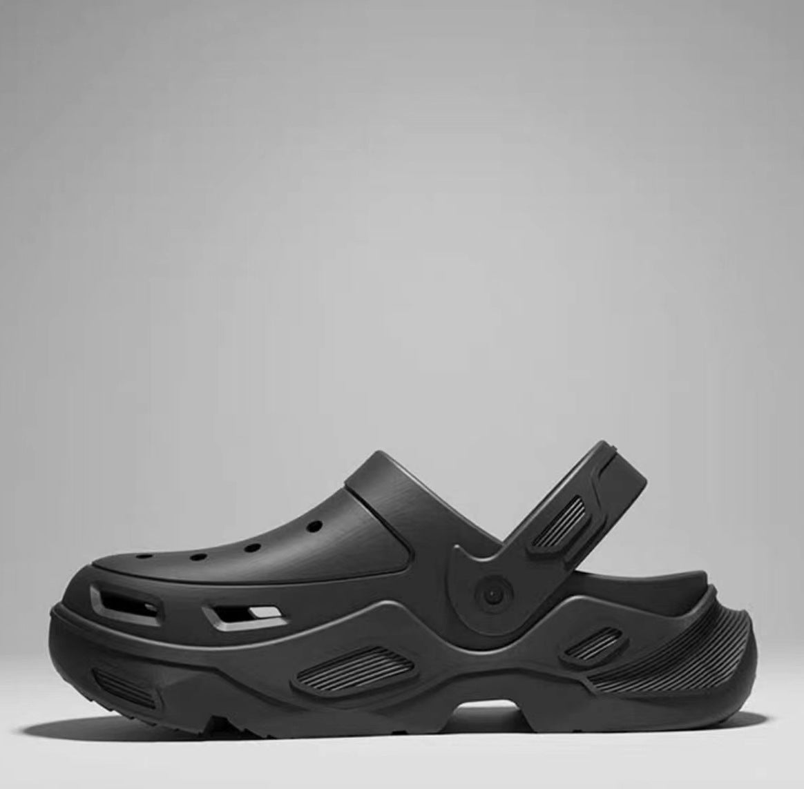 Men's Croc Shoes Trendy Summer Beach Sandals Eva Couple Slippers Non-Slip Outdoor Wear 5