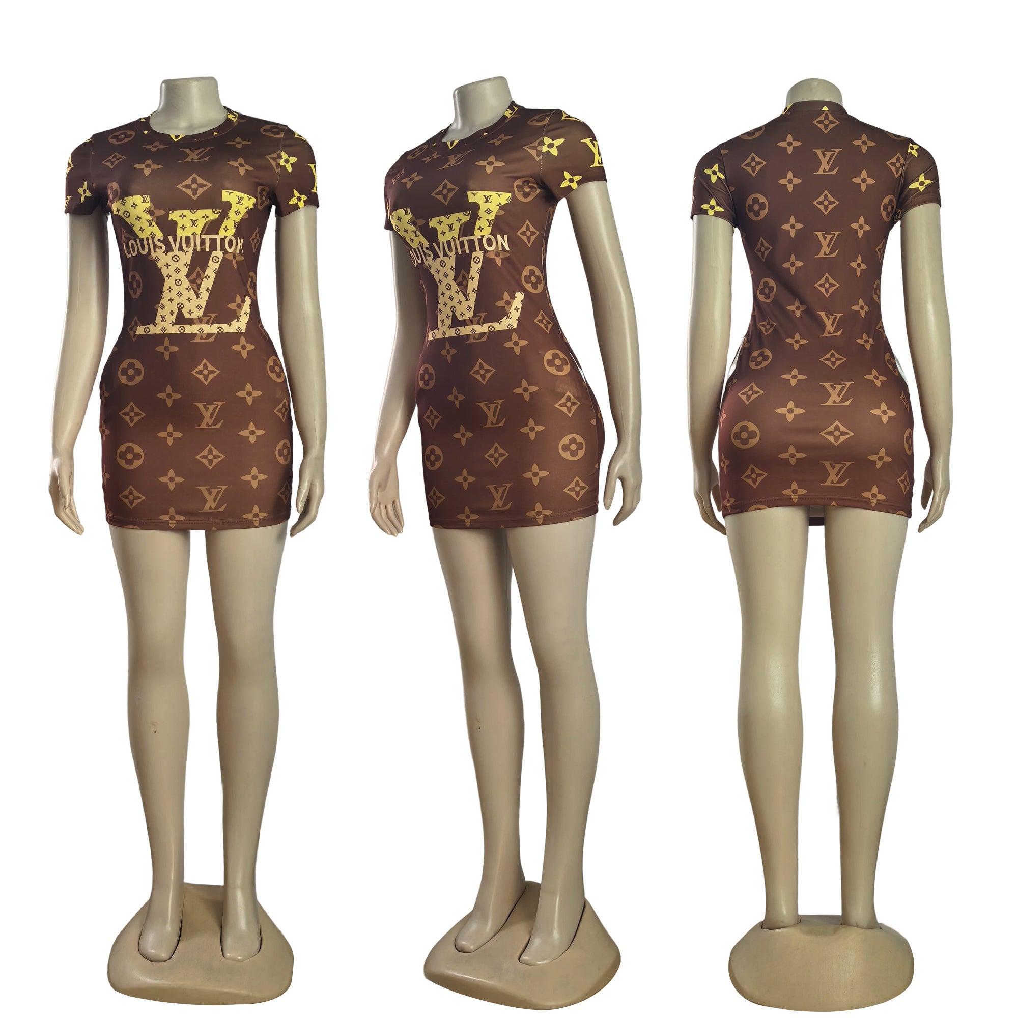 Women's Casual Chic Printed Bodycon Dress 44