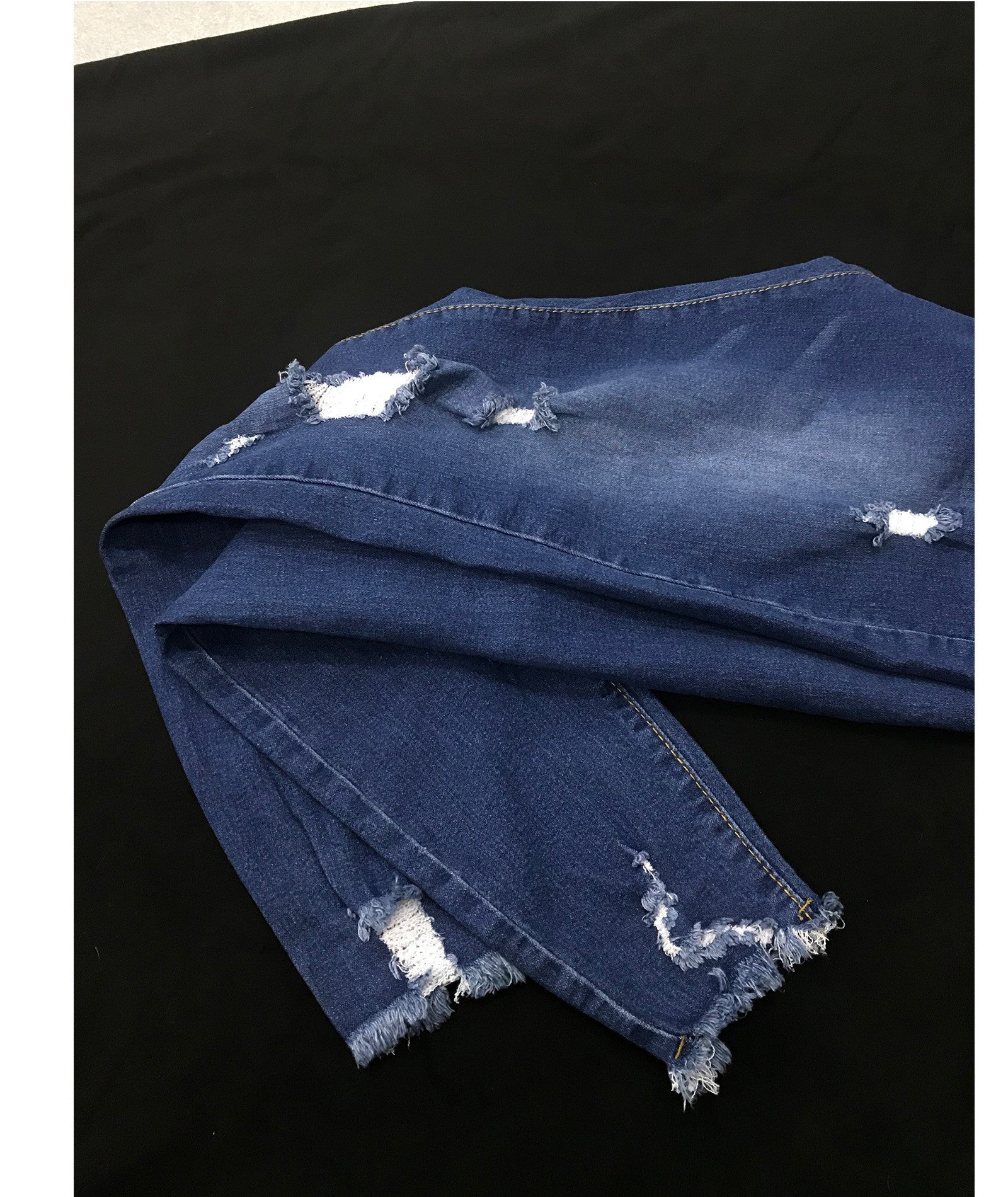 High Waist Stretch Slim Tight Denim Pants 8