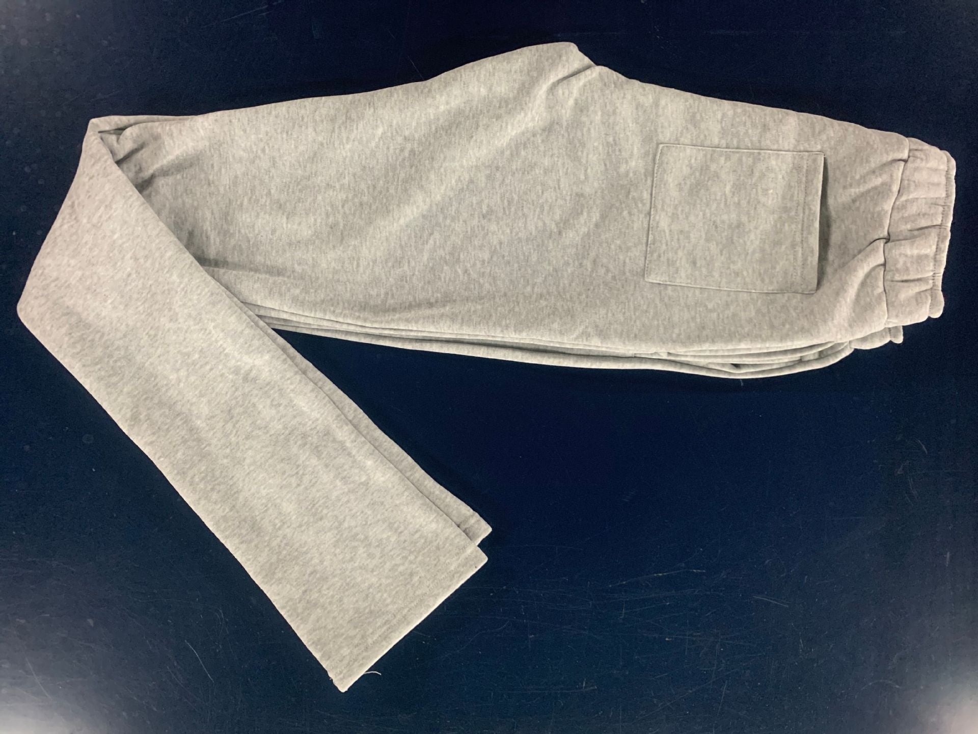 Women Fleece Sports Casual Drawstring Pockets Stacked Pant 25