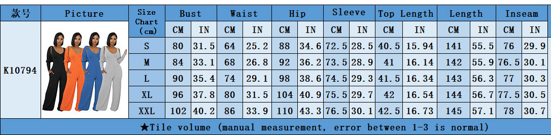 Women’s Fashion Ribbed High-Stretch Cape Top Sleeveless Jumpsuit Set 38